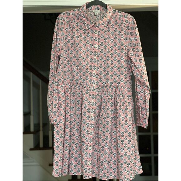 J Crew Collared Pleated Shirt Dress Size 12 - Picture 5 of 5